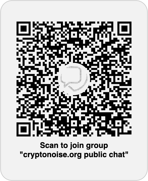 QR code to join the public chat